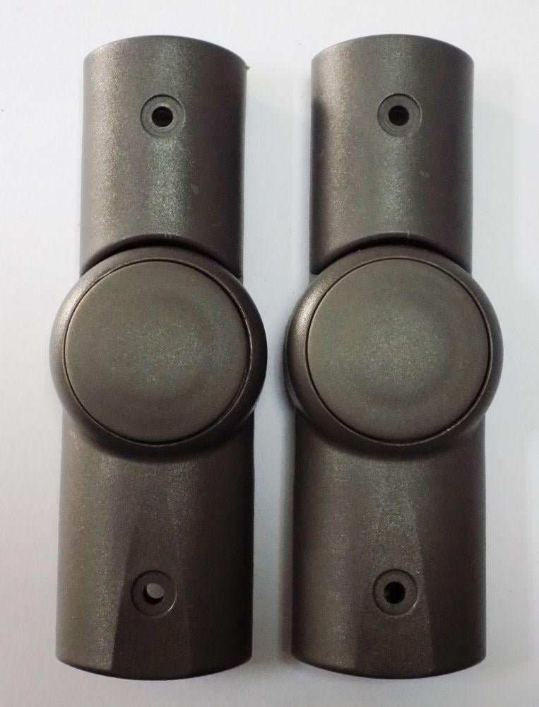 Шарнир 20x30 мм/18x42 мм 2 шт. Серый (29476)