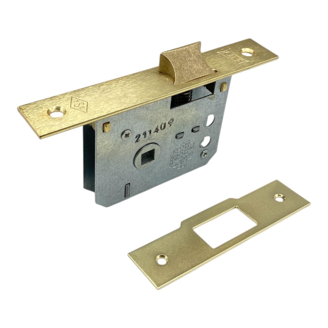 Замковый механизм врезной для межкомнатных дверей kale 251 Kut Золотой (310050) - фото 2 Замковый механизм врезной для межкомнатных дверей kale 251 Kut Золотой (310050) - фото 2