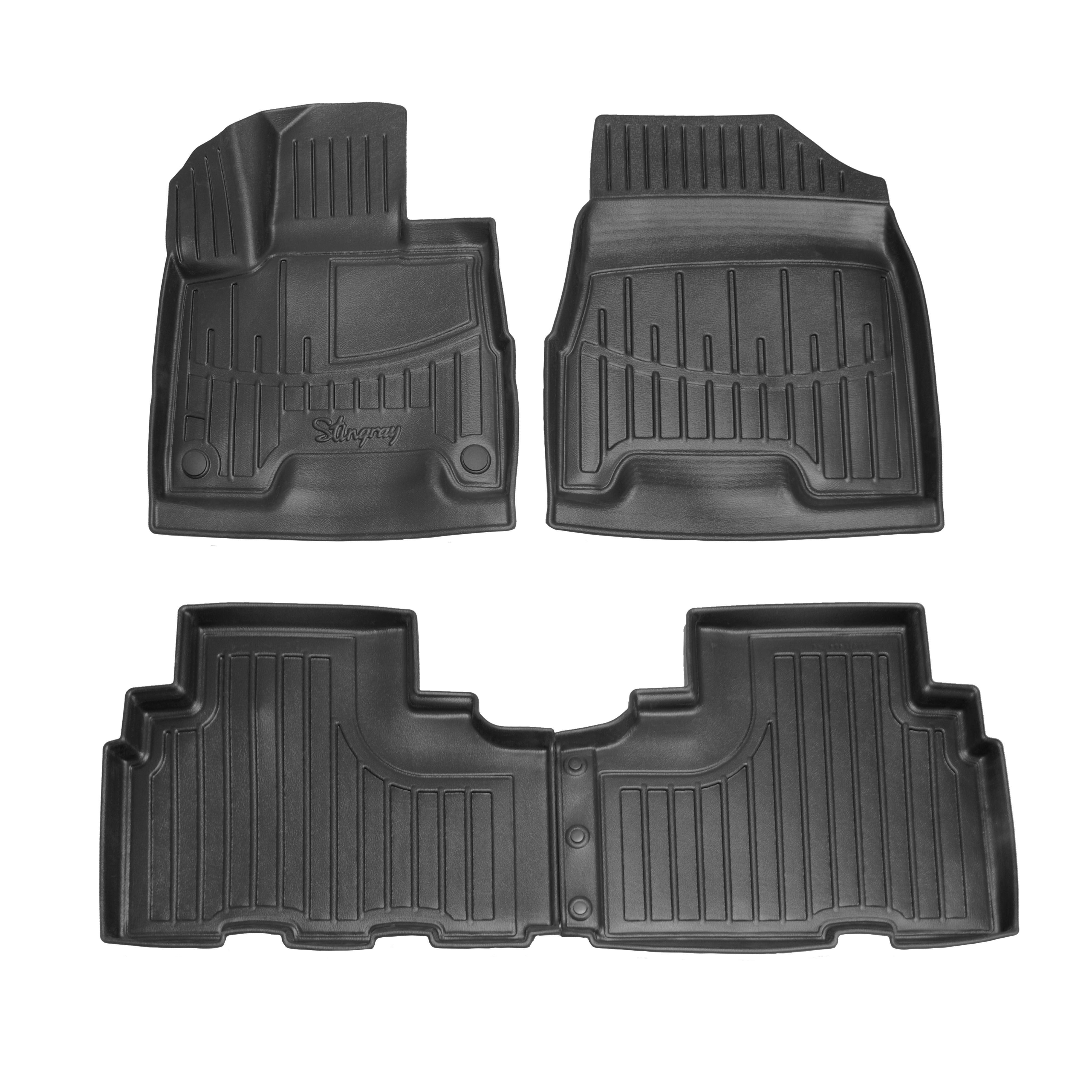 Коврики Stingray 3D для Kia EV5 полиуретан 4 шт. Черный (158272)