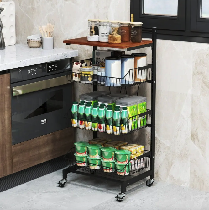 Стелаж Costway Vroda мобільний Loft (4825)