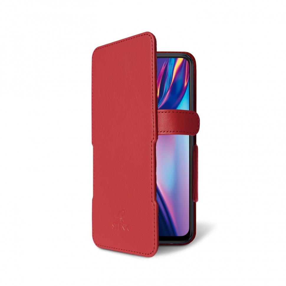 Чехол книжка Stenk Prime для OPPO A12 Красный (66604)