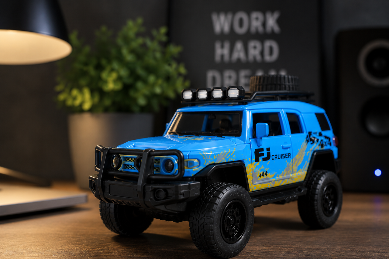 Машинка Автомир AS-2974 Джип Toyota FJ Cruiser 1:36 металлическая инерционная (35970953)