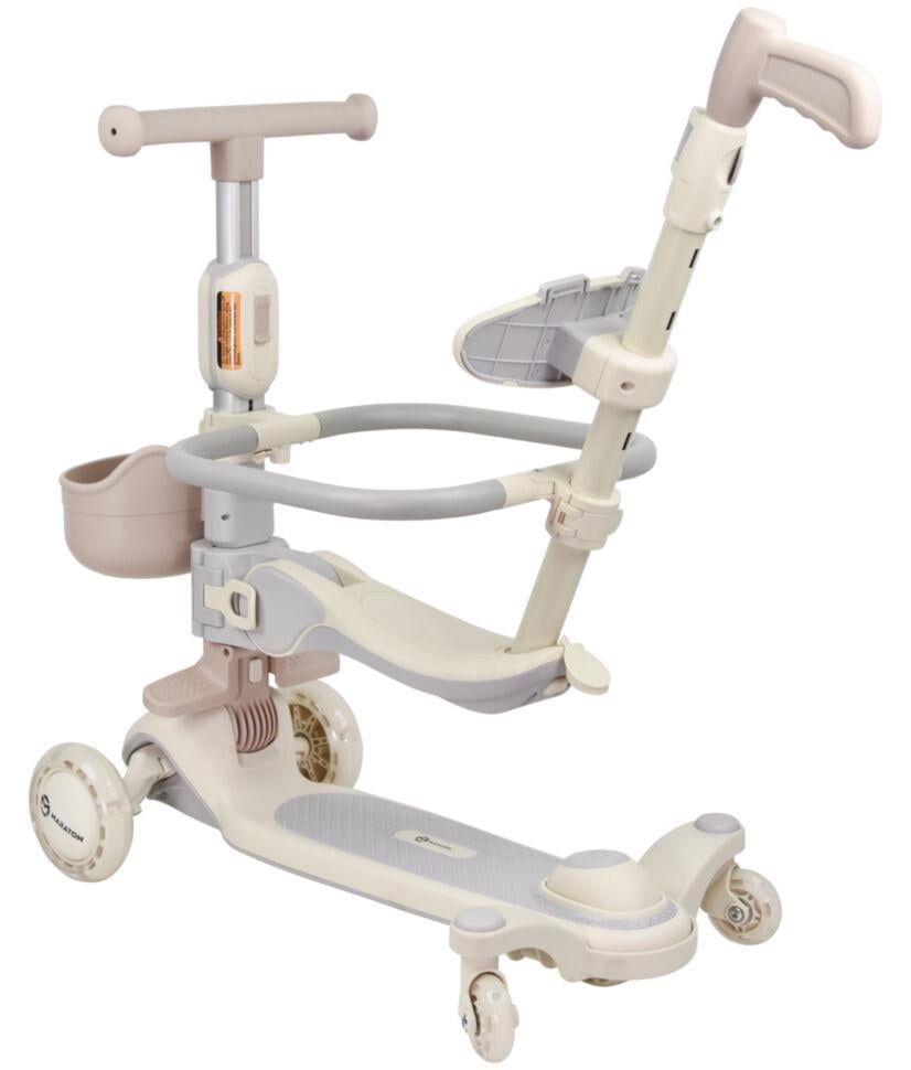 Самокат детский Maraton 3in1 I Candy Пудровый - фото 2 Самокат детский Maraton 3in1 I Candy Пудровый - фото 2