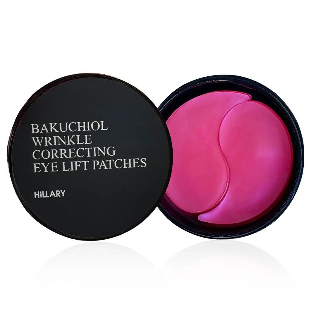 Разглаживающие патчи Hillary Bacuchiol Wrinkle Correcting & Eye Lift Patches 60 шт. 90 г (2314982065673)