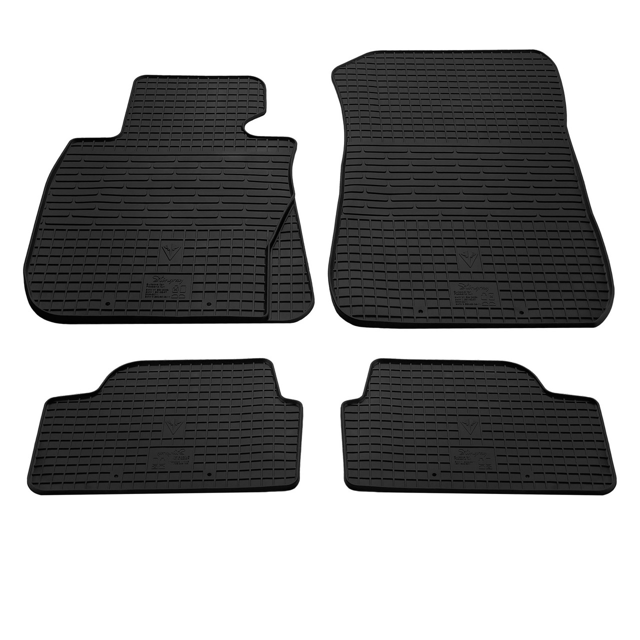 Коврики автомобильные Stingray для BMW 1 E81 2004-2012 г. 4 шт. Черный (1545548154)