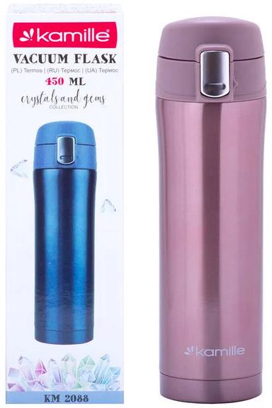 Термос Kamille Marigee з нержавіючої сталі 450 мл - фото 7