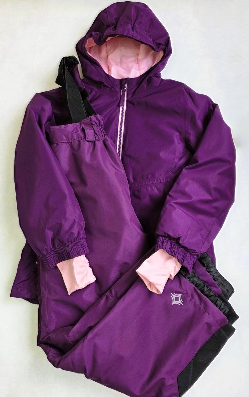 Лыжный термокостюм детский для девочек Crivit THERMOLITE EcoMade 146-152 см (074202/074295)