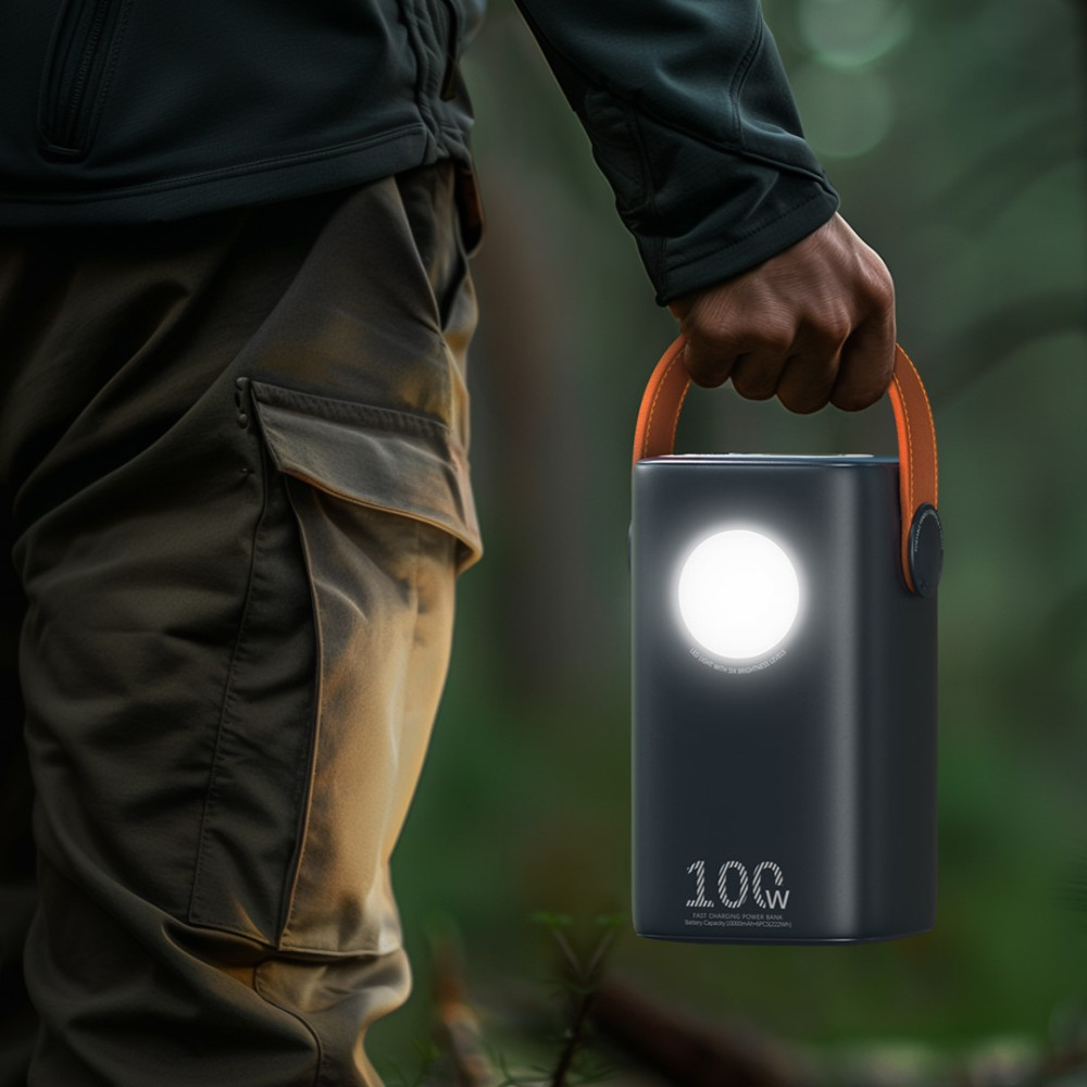 Повербанк Remax RPP-100 зі швидкою зарядкою та ліхтарем 60000 mAh 100W Синій (PB0501217) - фото 4 Повербанк Remax RPP-100 зі швидкою зарядкою та ліхтарем 60000 mAh 100W Синій (PB0501217) - фото 4