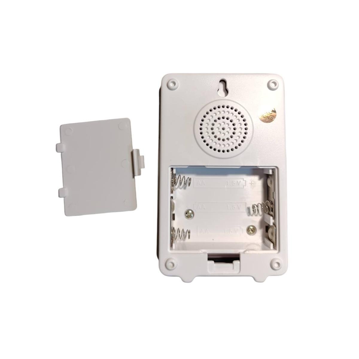 Звонок дверной беспроводной VOYE V019А WL-651 38 мелодий на батарейках White/Black/Orange (200288) - фото 7 Звонок дверной беспроводной VOYE V019А WL-651 38 мелодий на батарейках White/Black/Orange (200288) - фото 7