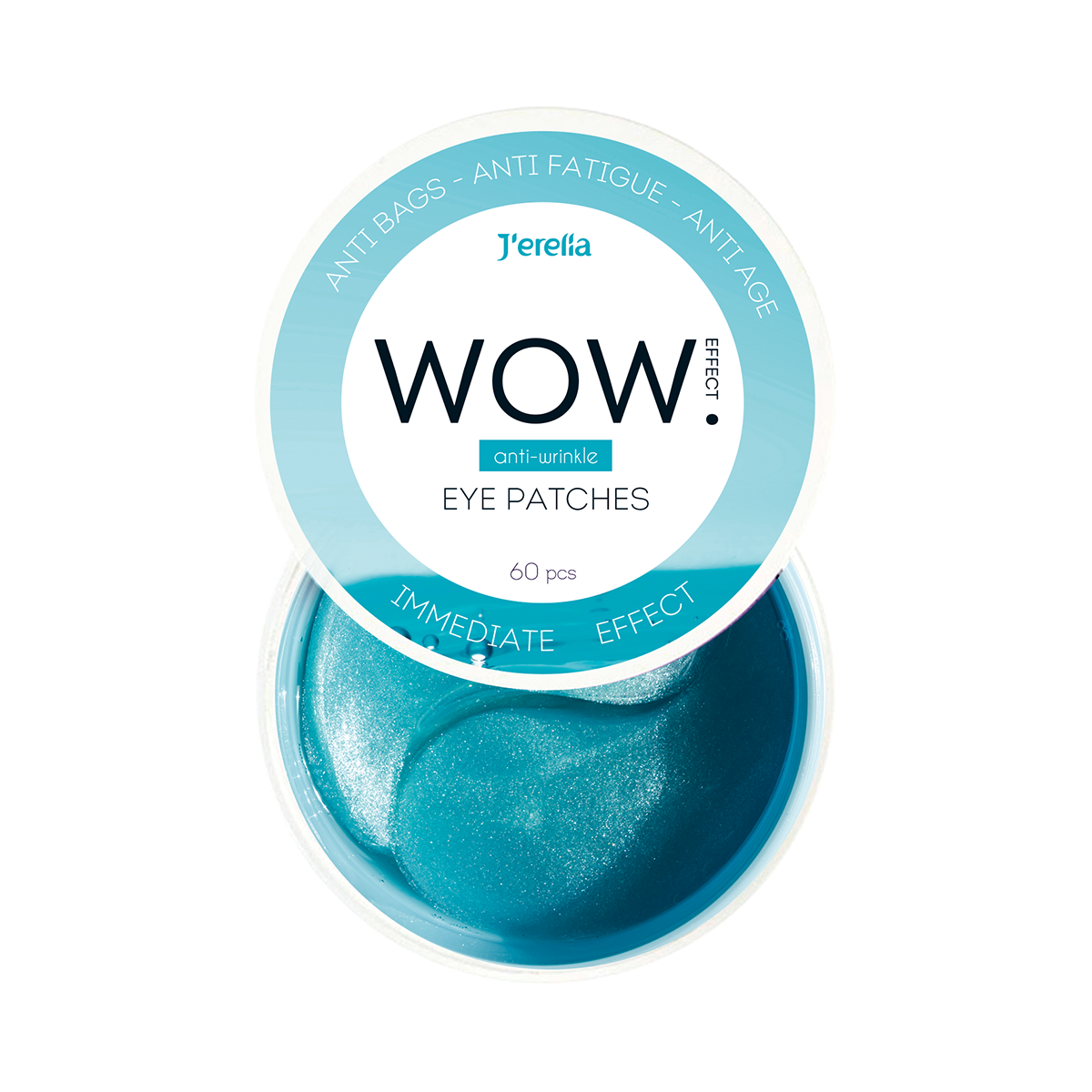 Патчи омолаживающие гидрогелевые Jerelia под глаза 60 шт. (05417)