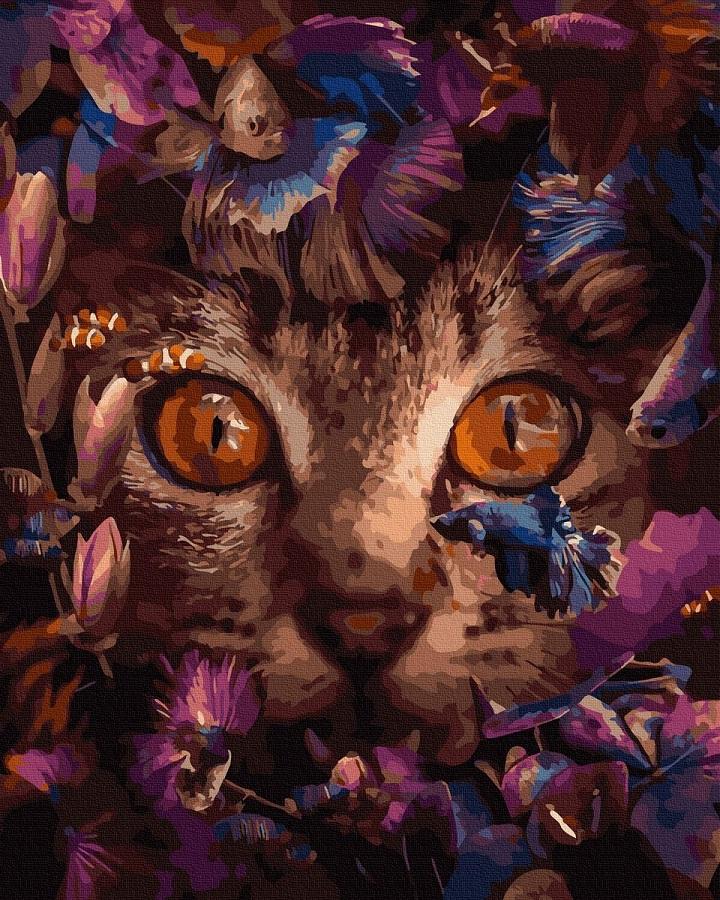 Картина за номерами Чарівний погляд (GX40809)