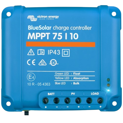 Контролер заряду сонячних панелей Victron Energy BlueSolar MPPT 75/10 12/24 10 А VE.Direct Синій (632845) Контролер заряду сонячних панелей Victron Energy BlueSolar MPPT 75/10 12/24 10 А VE.Direct Синій (632845)
