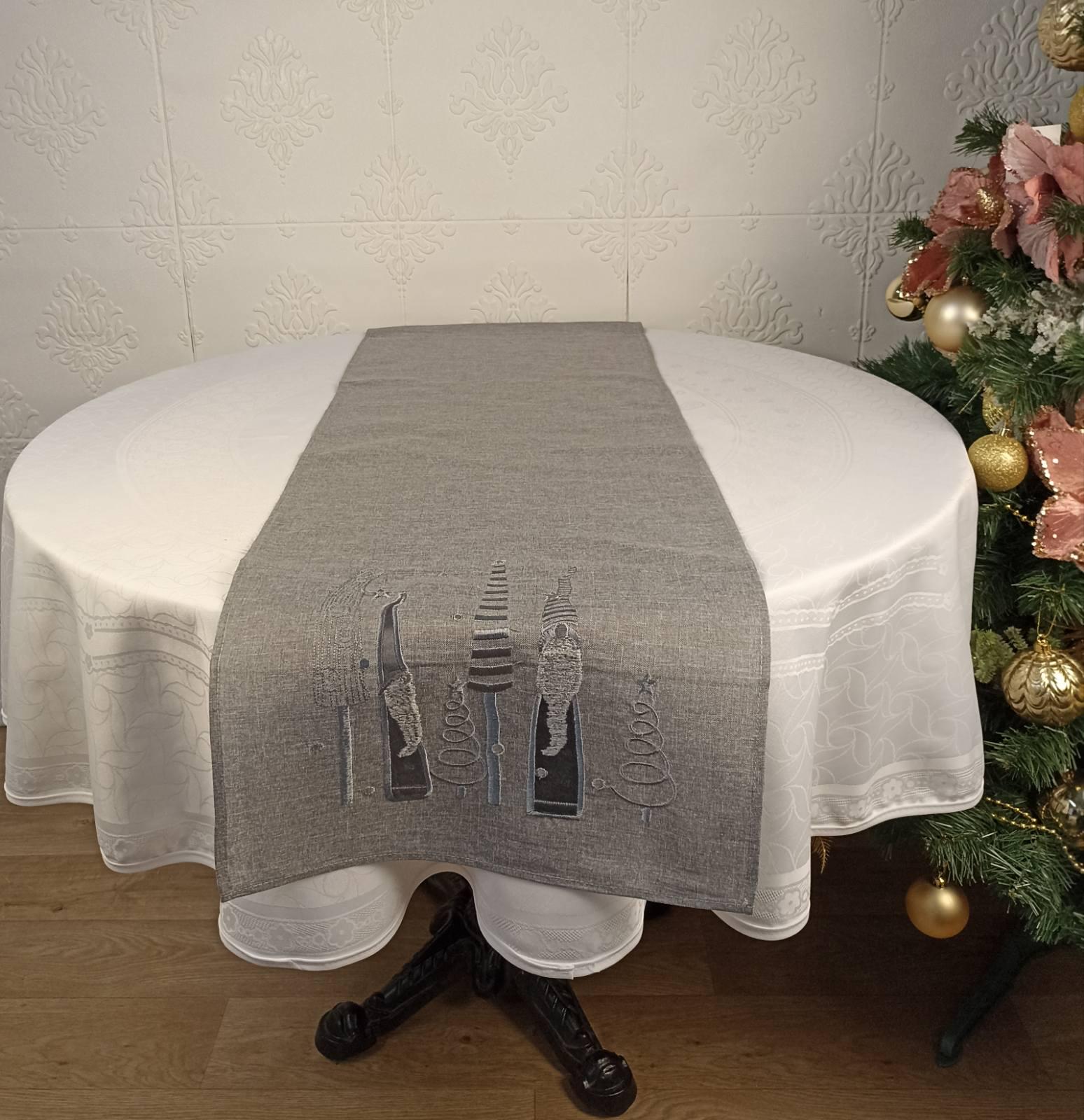 Дорожка новогодняя RXH21048A2 40x150 см Grey (CN36896)