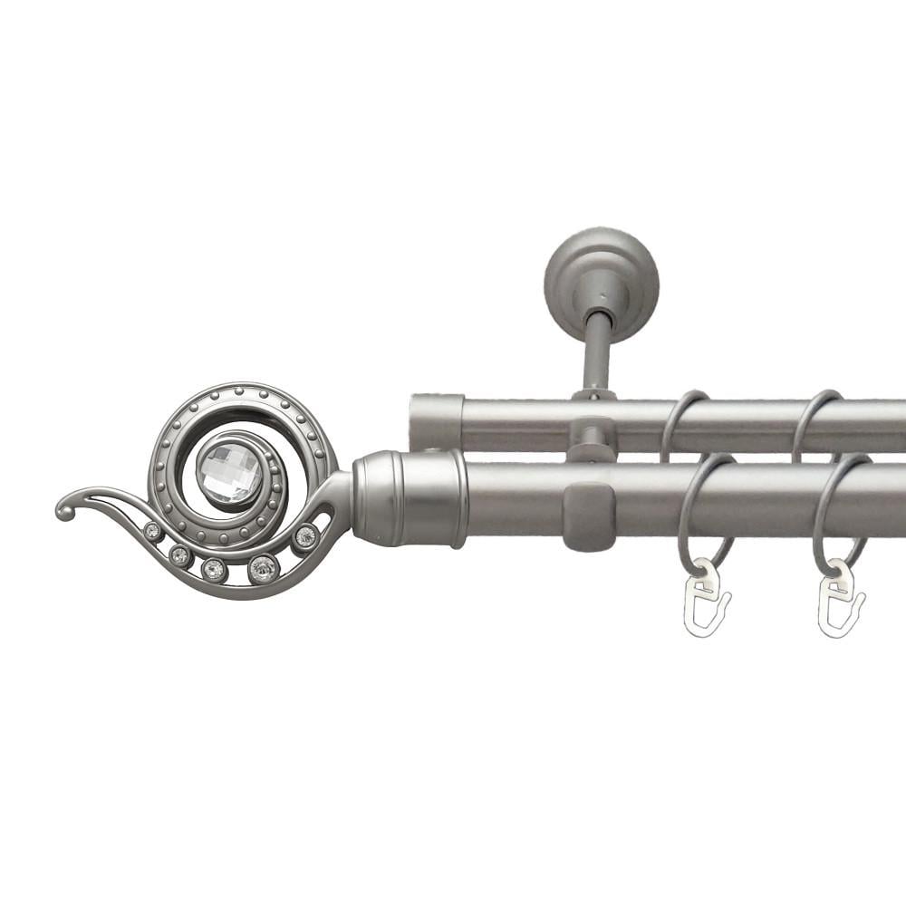 Карниз Orvit Глаз двухрядный гладкий 25/19 мм 300 см Сатин (00-00023371)