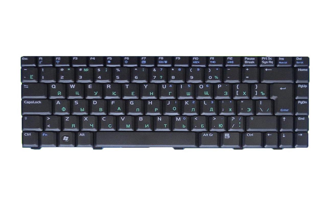 Клавиатура для ноутбука Asus A8 A8Jv матовая (04GNCB1KRU14)