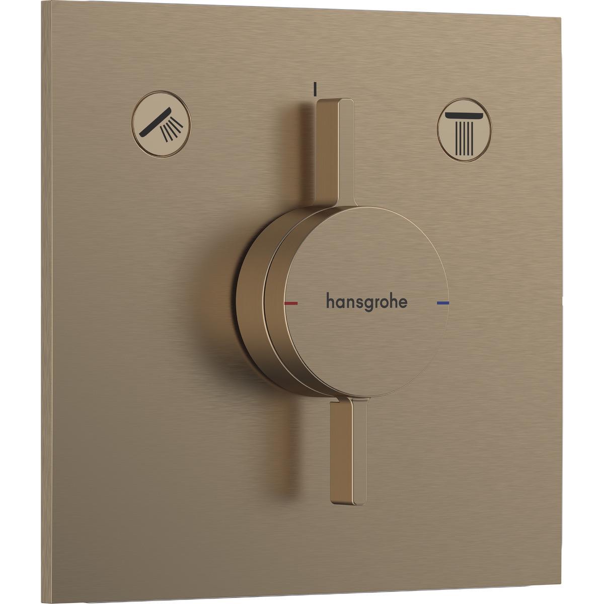 Внешняя часть смесителя Hansgrohe DuoTurn E 75417140 с переключателем Бронзовый (226780)