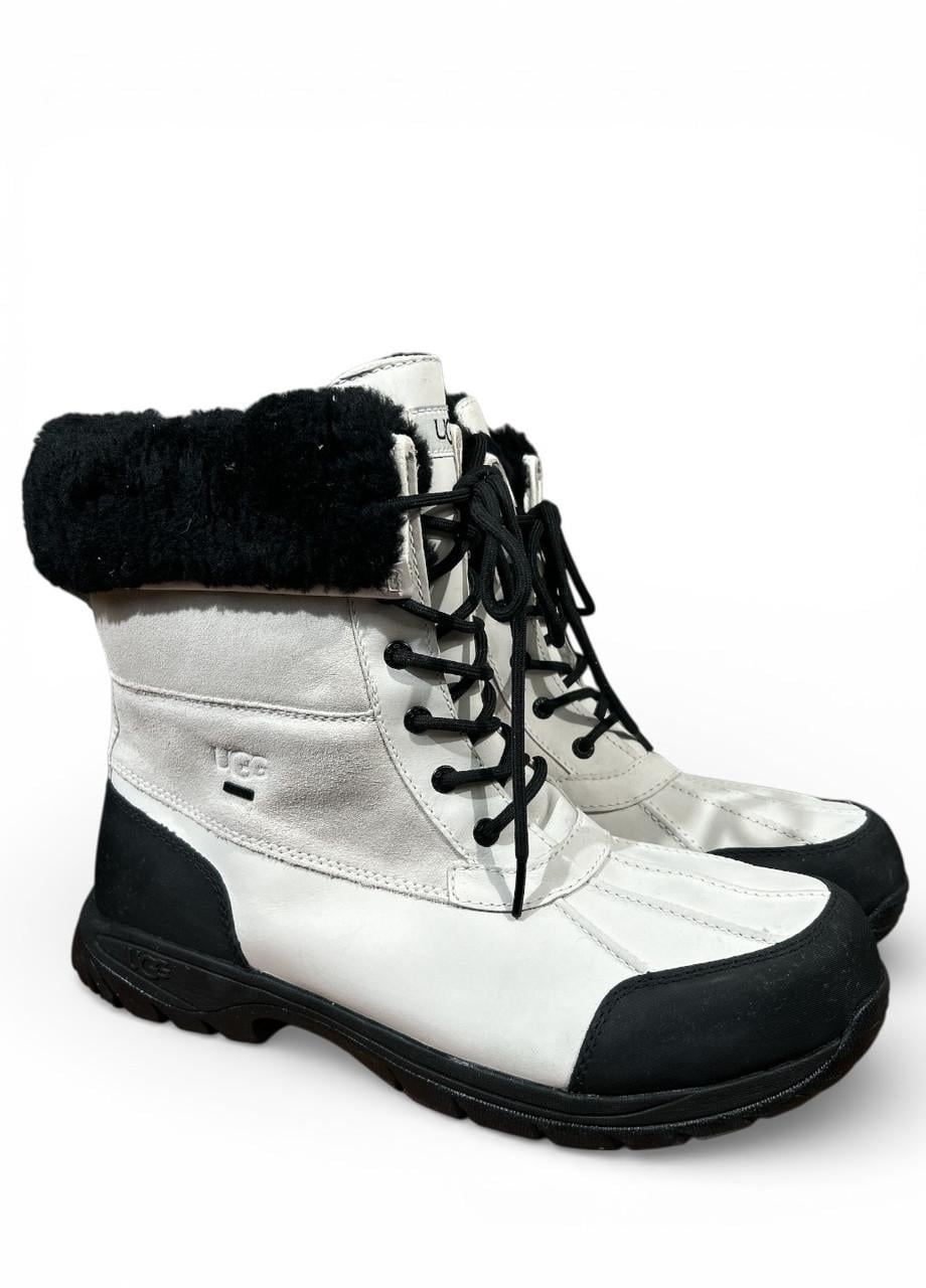 Ботинки мужские UGG Butte Waterproof Leather Snow Boot s/n 1130809 р. 48,5/USA 14/32 см Белый (31302006)