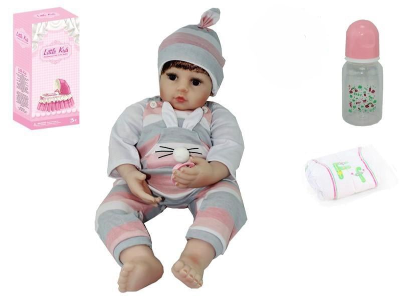 Кукла виниловая Reborn Девочка 60 см (AD2201-4)