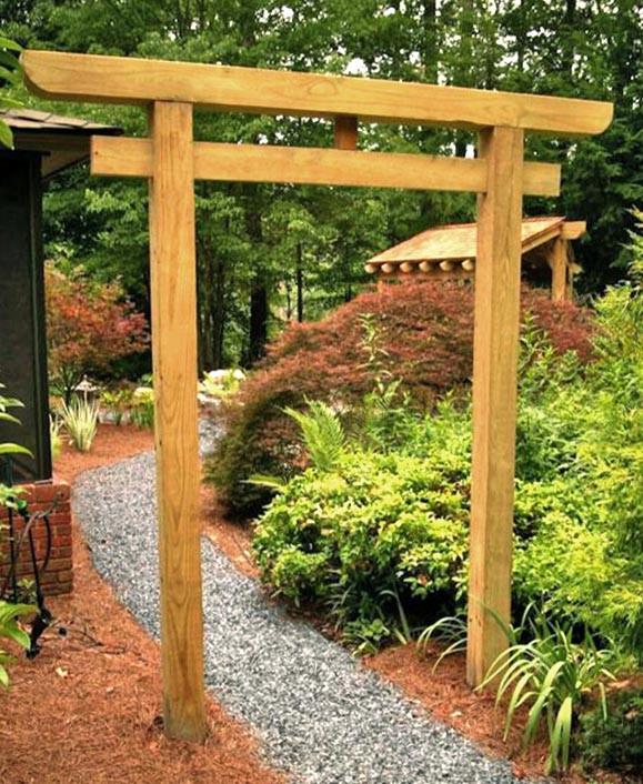 Ворота торії із дерева Аракава Сієна (ВТР-000405)