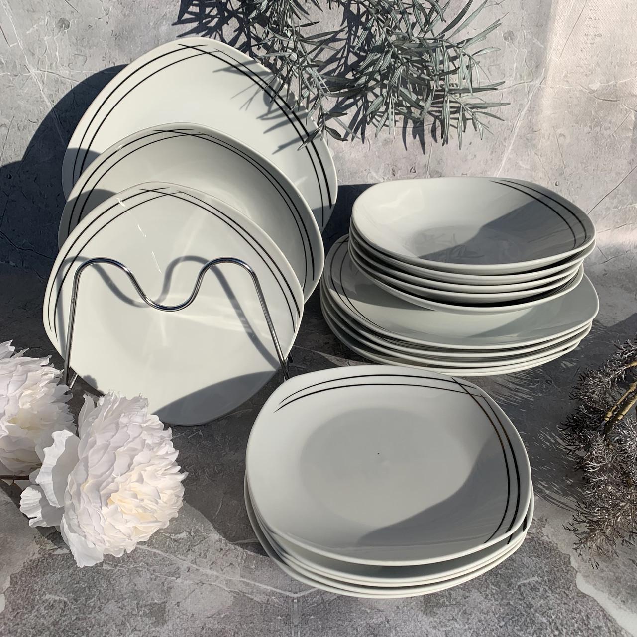 Набор посуды Edenberg фарфоровый на 6 персон (EB-502)