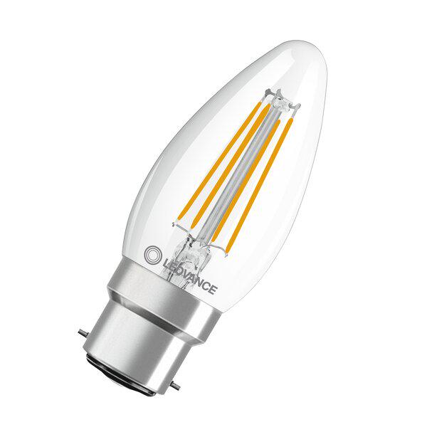 Лампа Ledvance CL LED Свеча филаментная 4W 220V 470lm 2700K E27 35x92 мм (4099854069277)