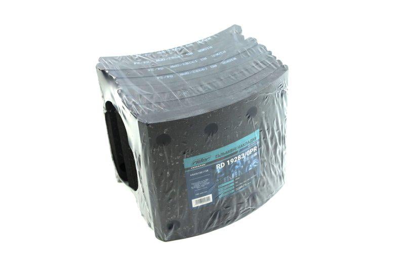 Комплект накладок тормозов на ось Rider RD19283/0PR ceramic стандарт saf