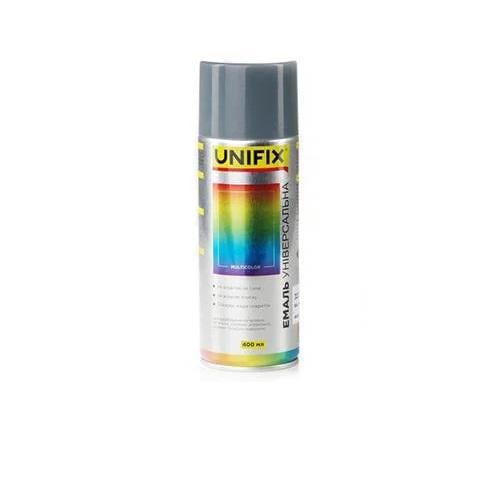 Эмаль акриловая универсальная Unifix 400 мл RAL 7046 Серый глянец (84573)