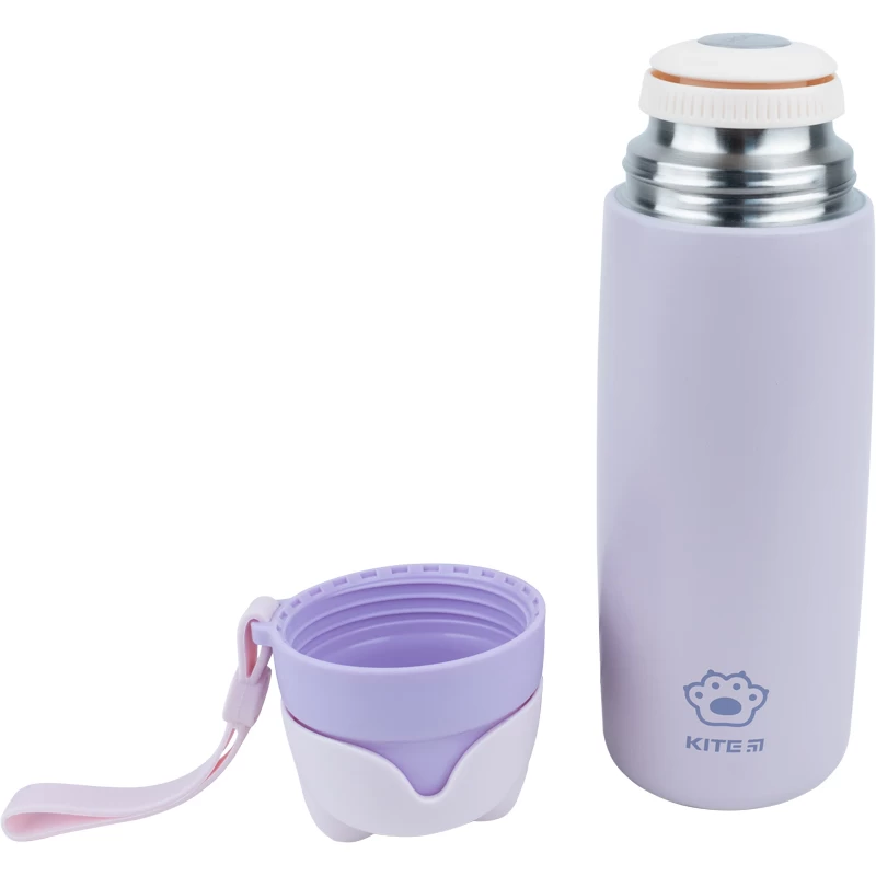 Термос KITE Сat 350 мл Фіолетовий (K21-376-02) - фото 2 Термос KITE Сat 350 мл Фіолетовий (K21-376-02) - фото 2