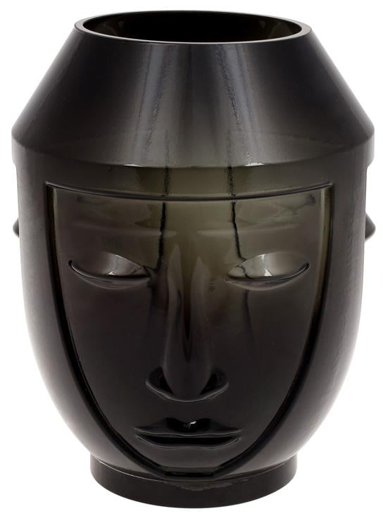 Ваза Ariadne Этно 22,5 см стекло Черный (BD-420-114) Ваза Ariadne Этно 22,5 см стекло Черный (BD-420-114)