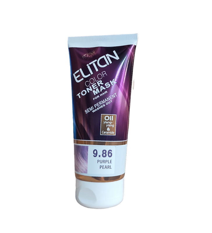Маска тонирующая ELITAN 9.86 Фиолетовый жемчуг 150 мл