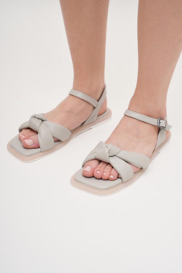 Босоножки женские Anna Lucci кожаные р. 40 Серый (161339) - фото 3 Босоножки женские Anna Lucci кожаные р. 40 Серый (161339) - фото 3