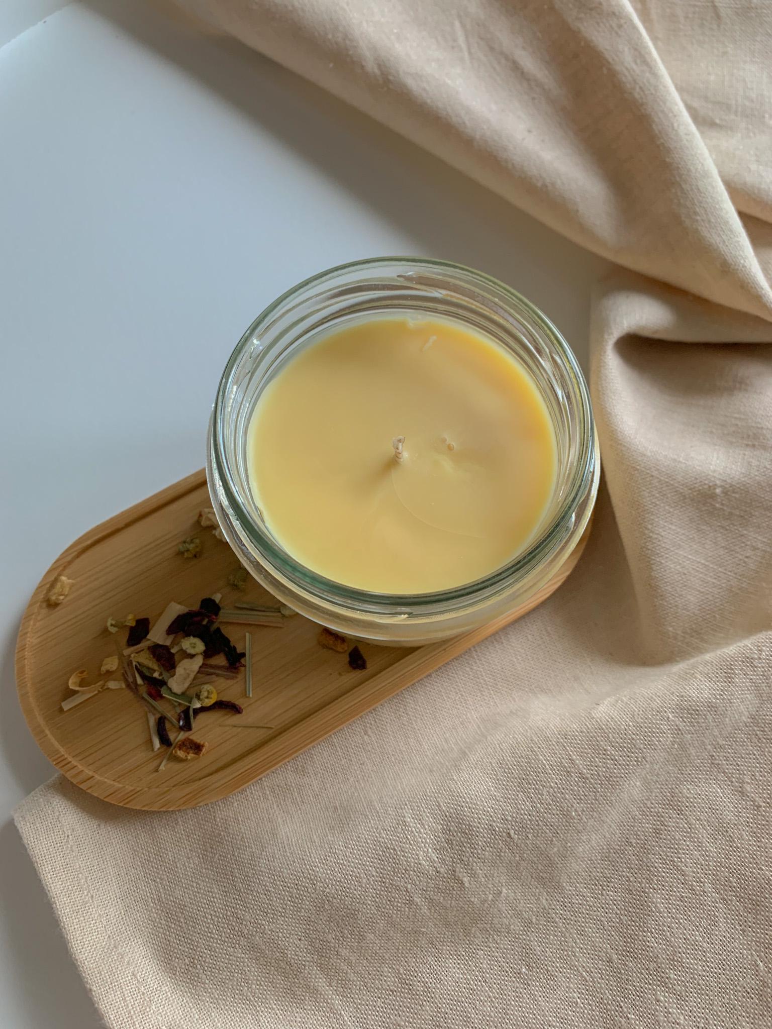 Свічка ароматична Malina Candles Jasmine Bergamot Tea 200 мл