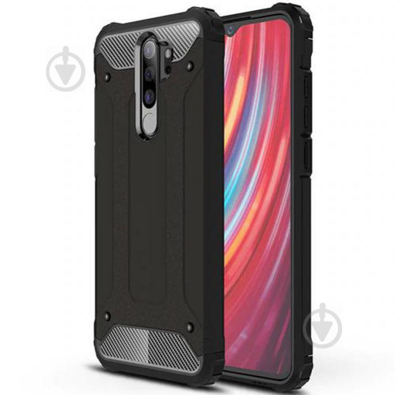 Бронированный противоударный TPU+PC чехол Epik Immortal для Xiaomi Redmi Note 8 Pro (788180)