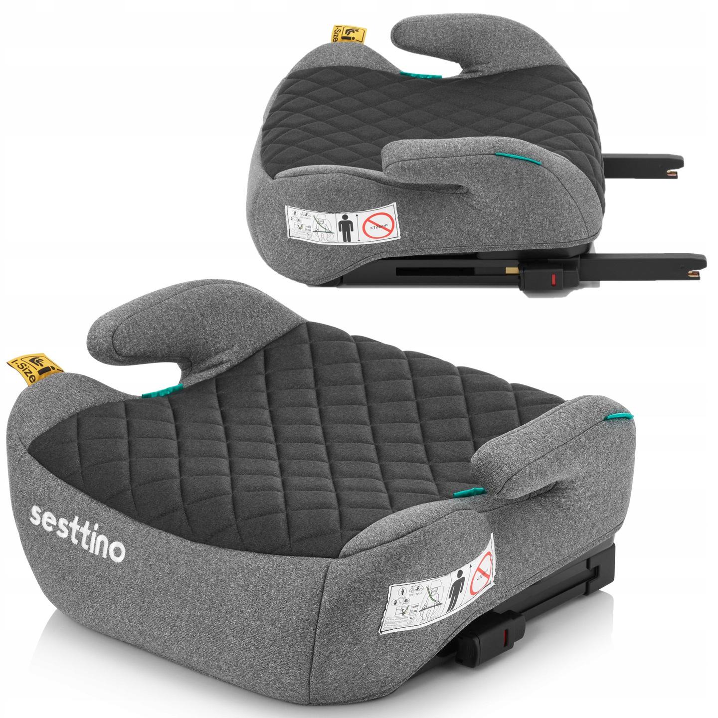 Бустер Sesttino Xbooster Isofix Grey/Black - фото 2