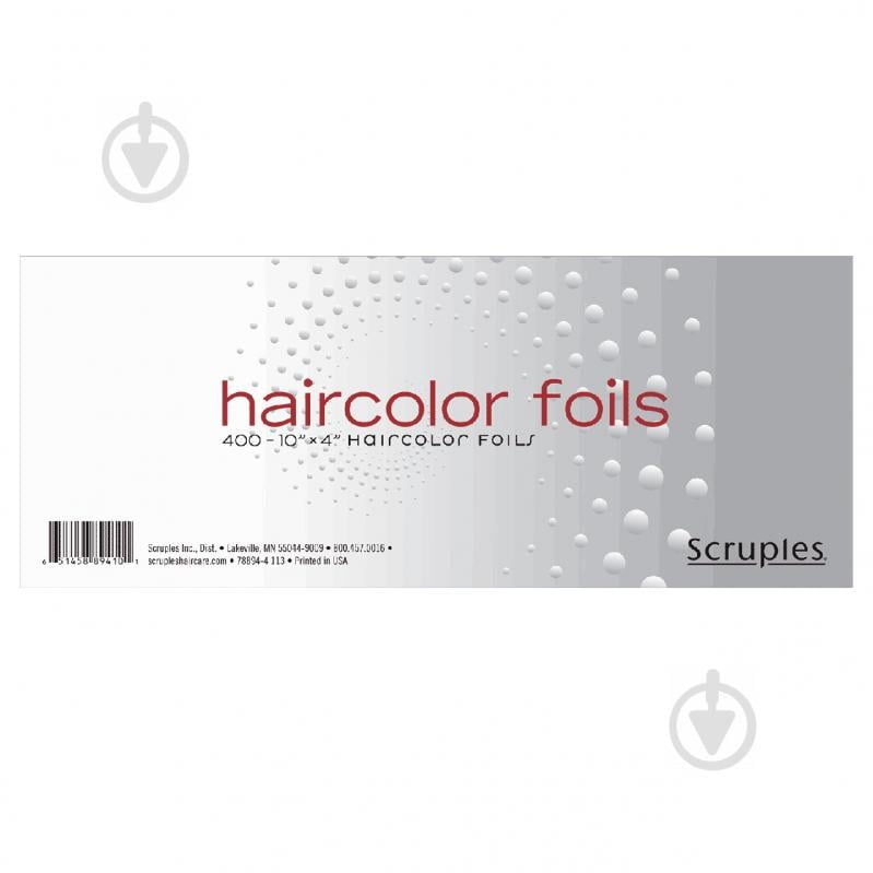 Фольга для обесцвечивания волос Scruples SCRUPLES Haircolor Foils 10 x 4 (8941)