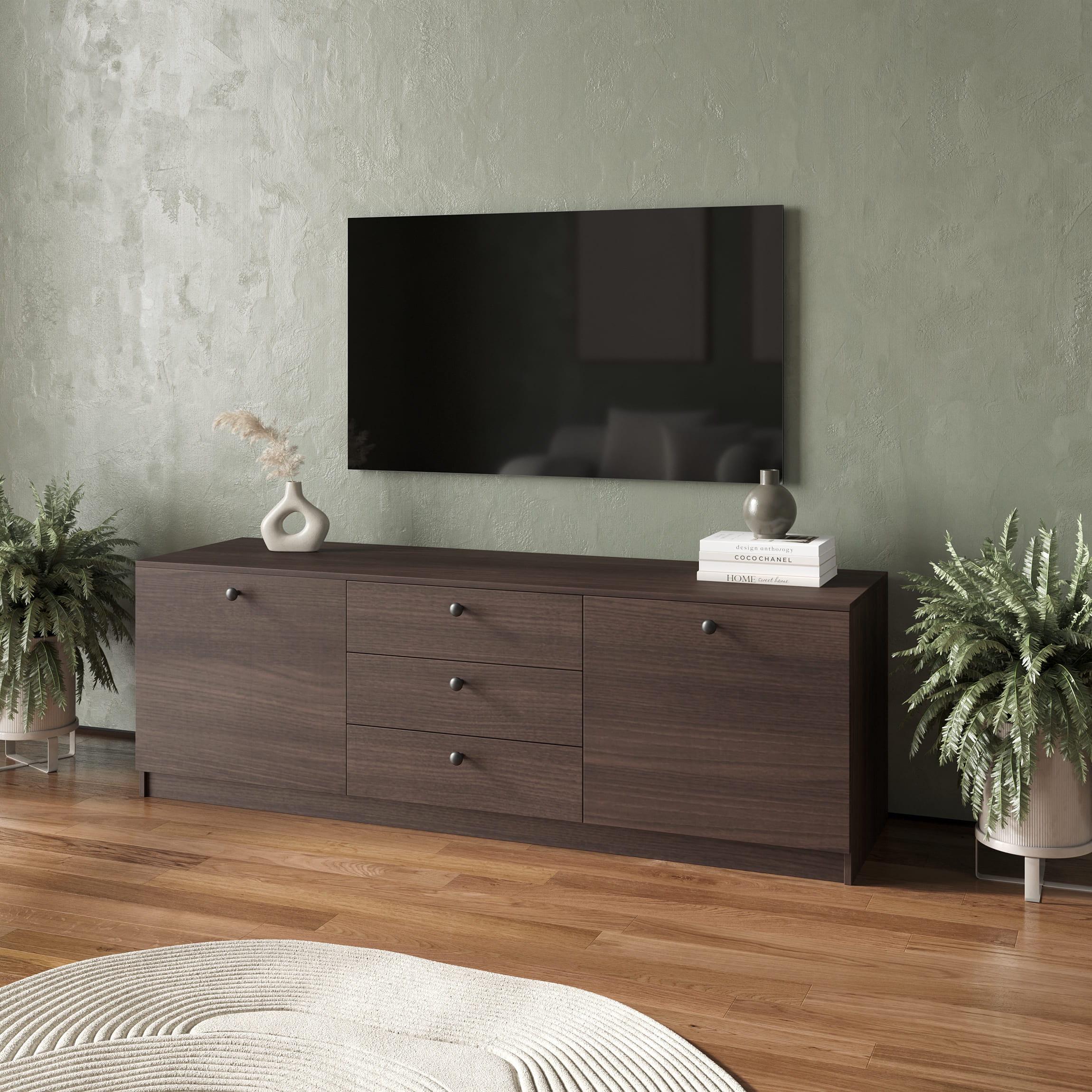 Тумба под ТВ на 3 ящика Венге (380645)