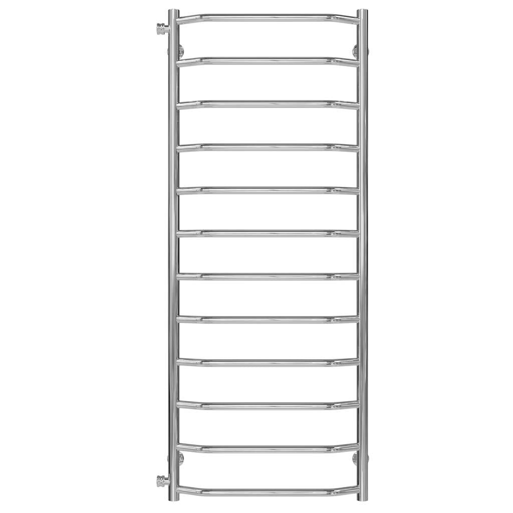 Полотенцесушитель водяной Deffi Трапеция П12 боковое левое подключение нержавеющая сталь 500х1300 мм Хром (C.TR.130.50.12.C.B)