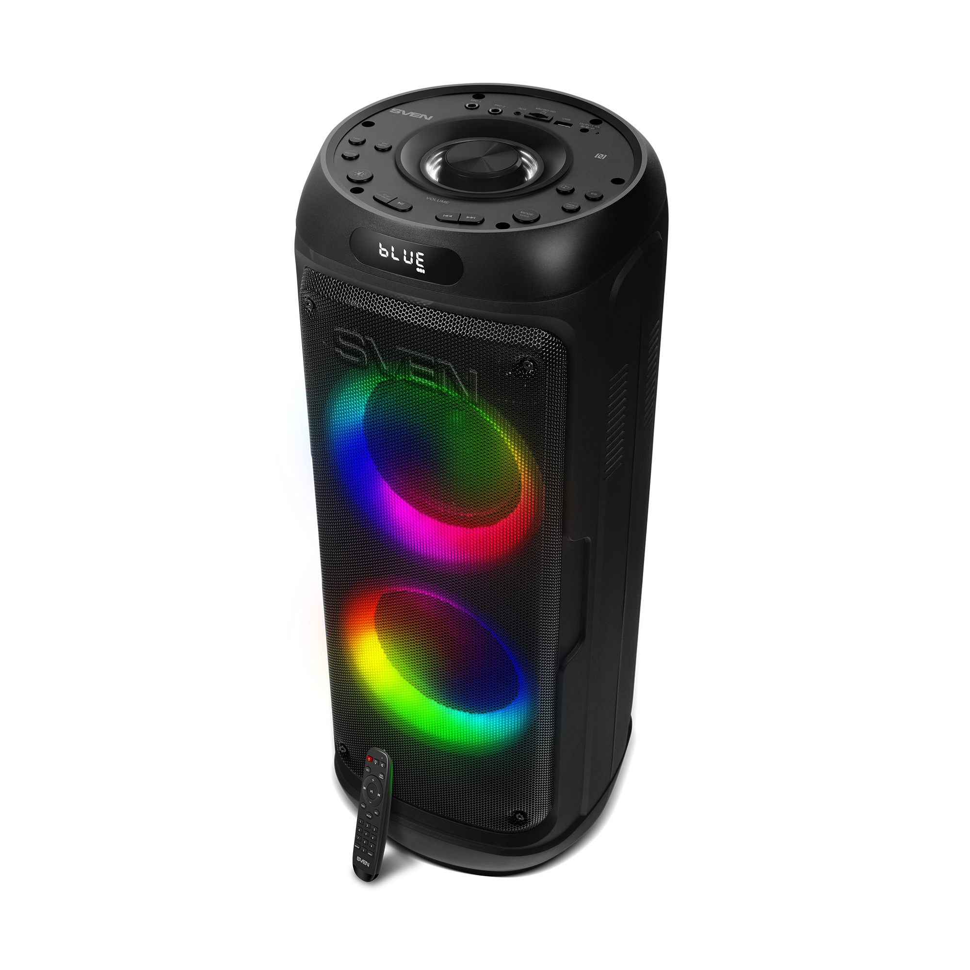 Система акустическая Sven PS-770 TWS/Bluetooth/подсветка/караоке/FM 100 Вт Black (770) - фото 2