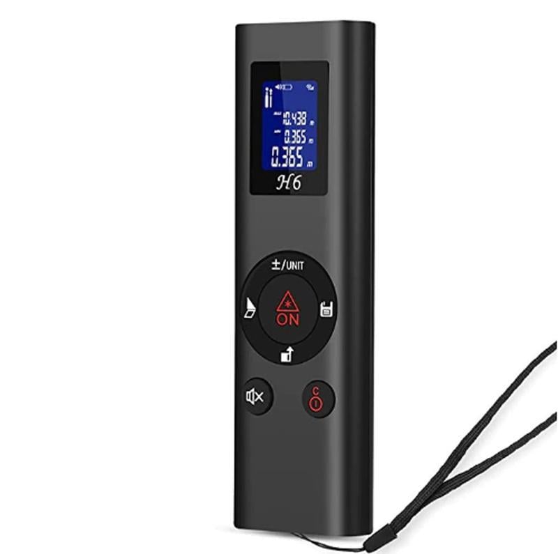 Лазерний далекомір Hireed 40 м H6 IP54 Чорний - фото 10 Лазерний далекомір Hireed 40 м H6 IP54 Чорний - фото 10
