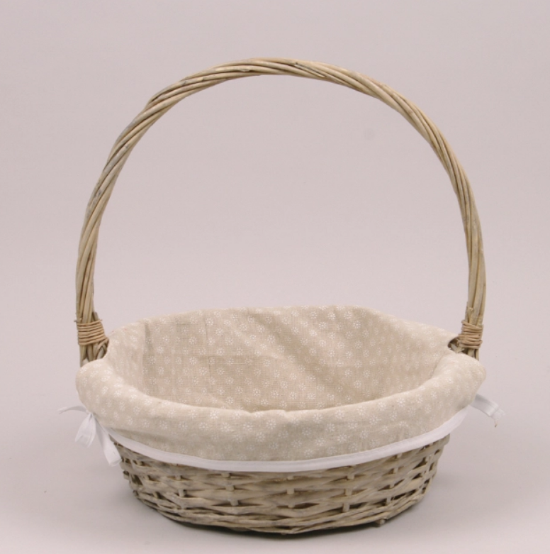 Корзина с тканью (37975)