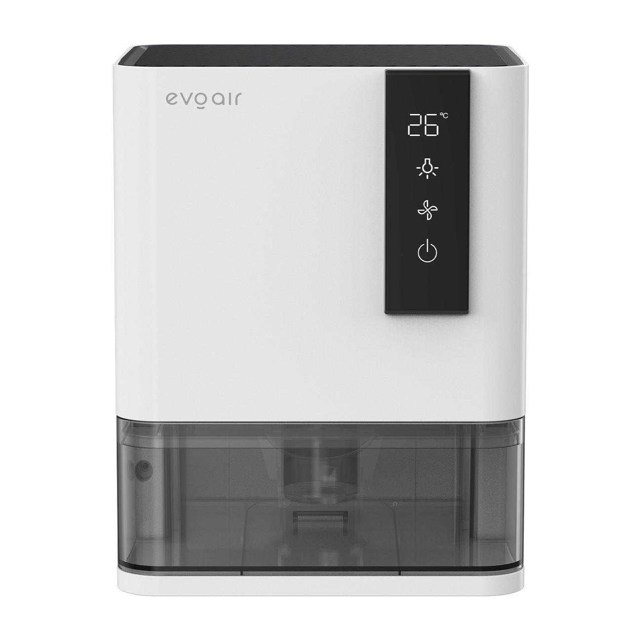 Осушувач повітря EvoAir HiDry з датчиками вологості та температури 700 мл/добу 1 л