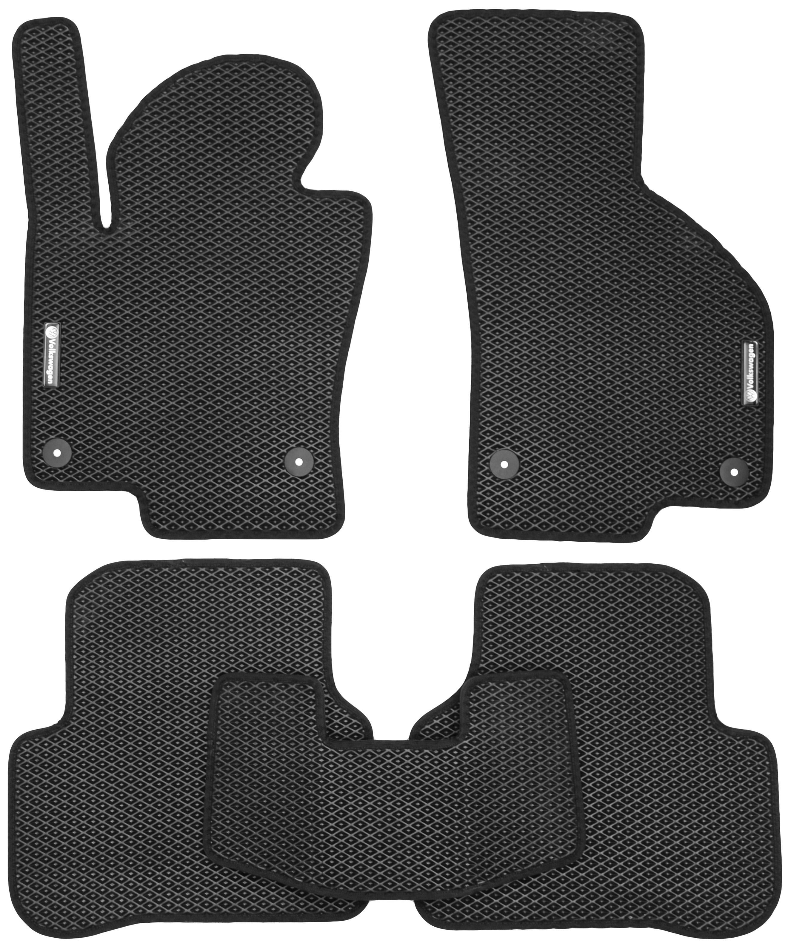 Коврики в салон для Volkswagen Passat B6 '05-10 EVA Черный (175826)
