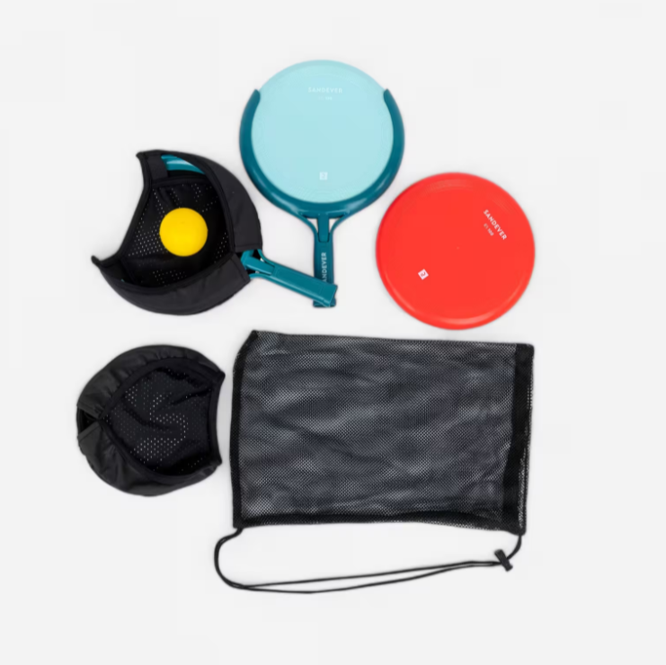 Набор для пляжного тенниса Sandever Woody Racket 2 ракетки и 1 мяч Красный (2583360982) Набор для пляжного тенниса Sandever Woody Racket 2 ракетки и 1 мяч Красный (2583360982)