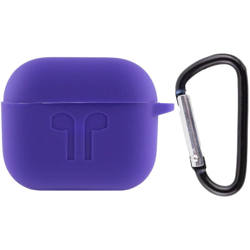 Футляр силіконовий Epik для навушників AirPods 3 Фіолетовий/Ultra Violet (00000051911_26)