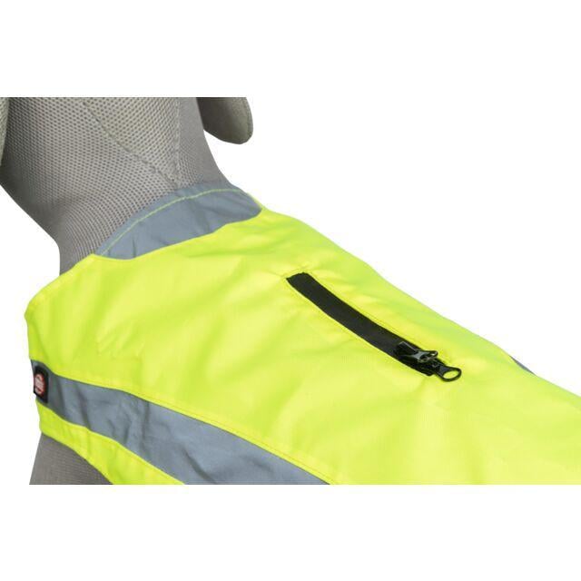 Жилет защитный светоотражающий M Желтый неон - фото 4