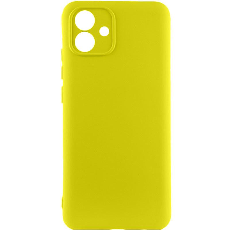 Противоударный Чехол Silicone Cover Lakshmi Full Camera (A) для Samsung Galaxy A05 Желтый / Flash