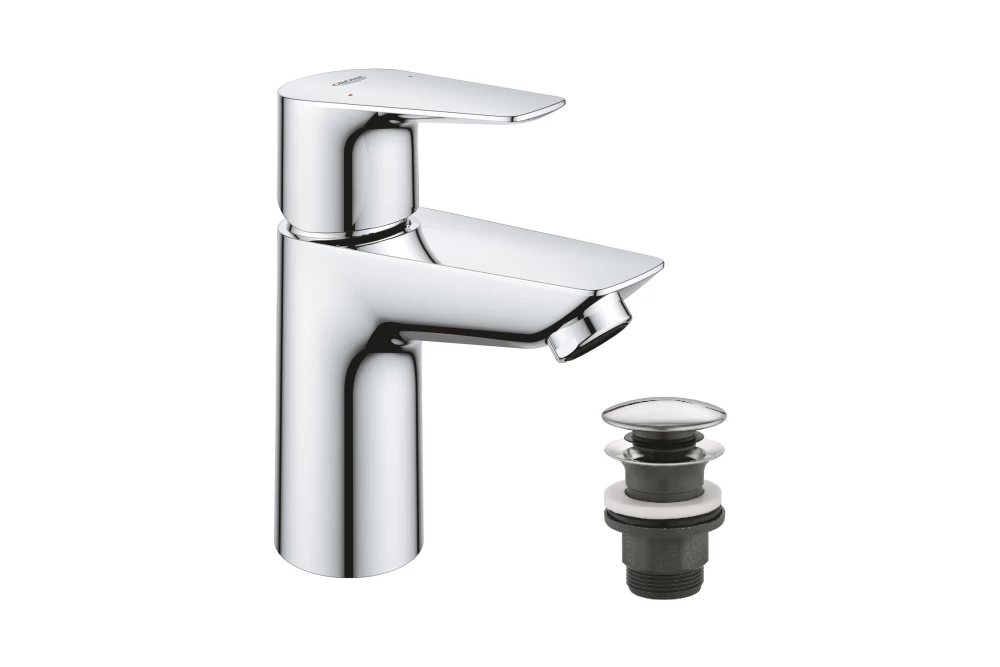 Смеситель для раковины Grohe QuickFix Start Edge S-Size 23898001 с донным клапаном (374032)