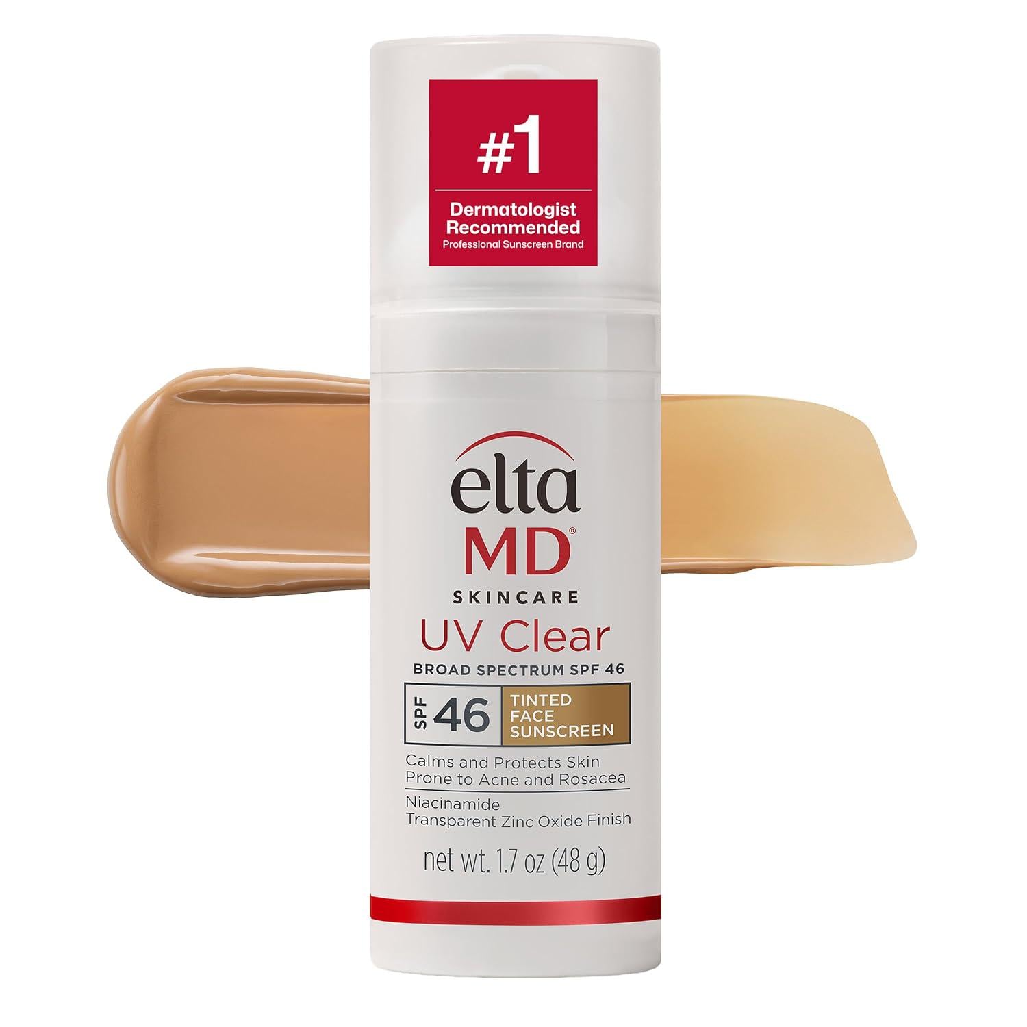 Сонцезахисний крем для обличчя EltaMD UV Clear SPF46 03 Tinted тонований 48 мл Сонцезахисний крем для обличчя EltaMD UV Clear SPF46 03 Tinted тонований 48 мл