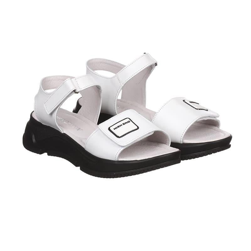 Босоножки женские Nika Veroni 110 кожаные р. 36 Белый (30066) - фото 4