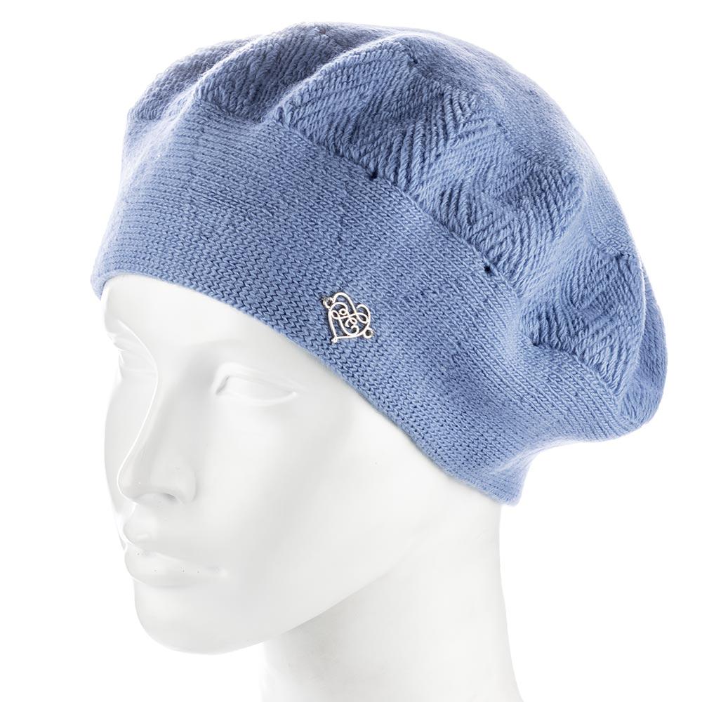 Берет женский Zolly ZH252 двойной шерстяной Деним (154100)